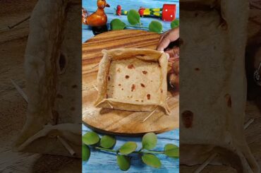 Unique Leftover Roti Recipes #youtubeshorts #viral #cheesypizza #food #foodie #twinkletastykitchen