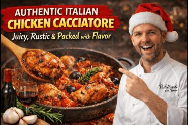 AUTHENTIC ITALIAN CHICKEN CACCIATORE