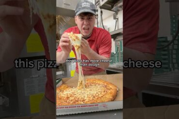 HOW MUCH CHEESE IS TOO MUCH CHEESE?!?!? #pizza #youtube #shorts #viral #food #trending #youtuber