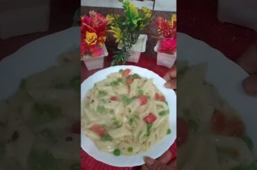 Homemade White Sauce Creamy Pasta|Special Pasta recipe #viral #shortsfeed