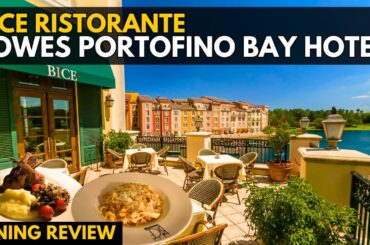 The BEST Italian Restaurant! BiCE Ristorante at Universal Studios Orlando | Loews Portofino Bay (4K)