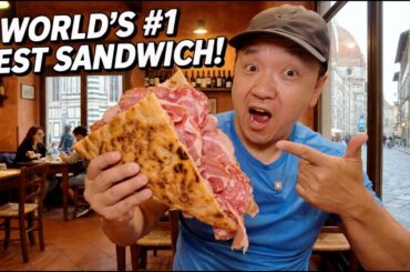 Best CHEAP EATS! 24 Hour Italian STREET FOOD Tour of Florence Italy