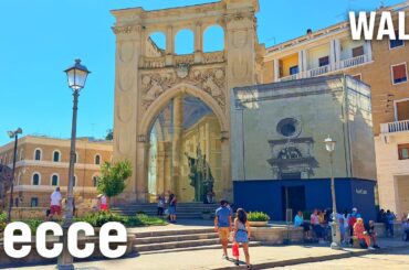 LECCE Walking Tour | Italy’s Baroque City for Big TVs 4K/60fps