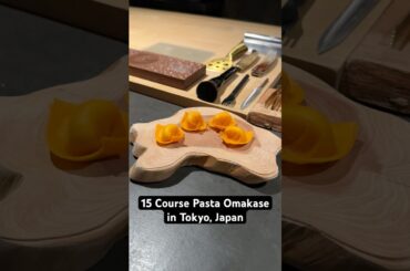 15 Course Pasta Omakase at fileja in Tokyo, Japan | #pasta #tokyofood #italianfood