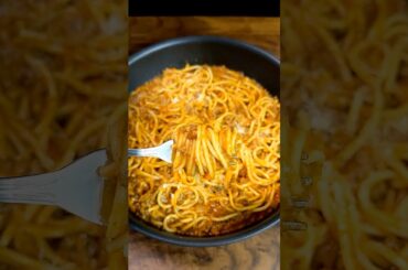 Tomato Beef Pasta! Easy Recipe #shorts