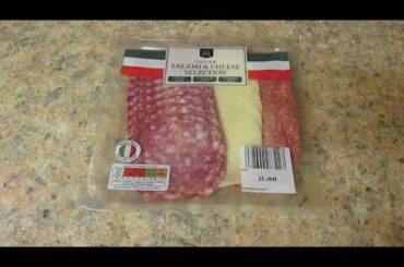 Italian Salami & Cheese Selection - Aldi - Italian Food Review