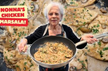 Italian Grandma Makes the BEST Chicken Marsala