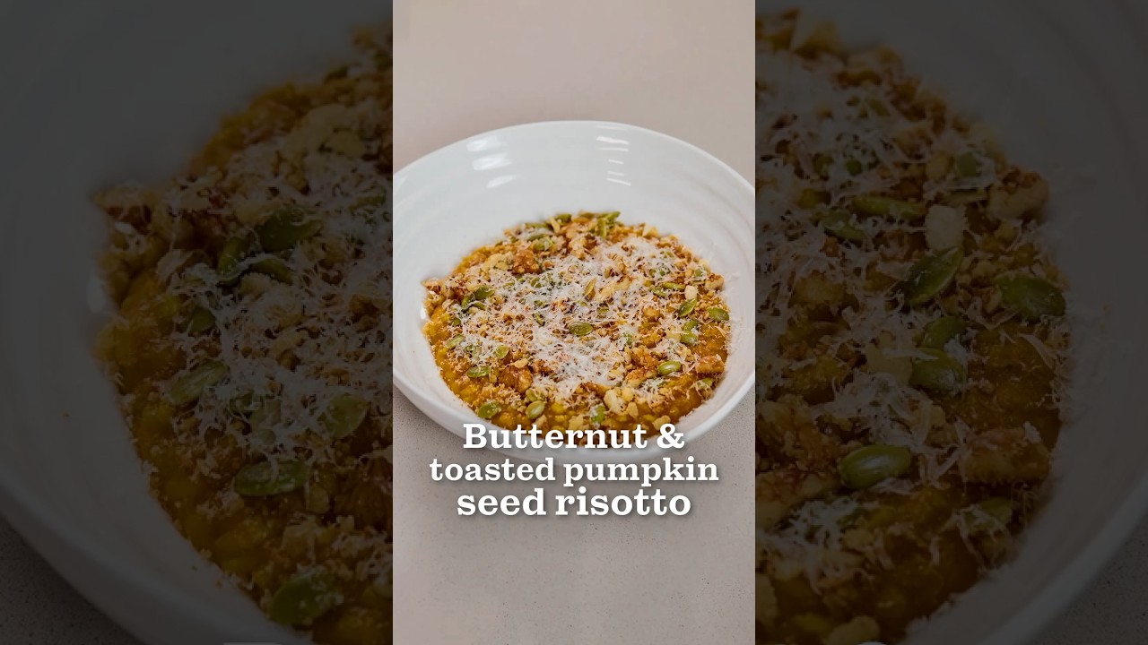 Butternut & toasted pumpkin seed risotto | Waitrose | Dish Podcast Butternut & toasted pumpkin seed risotto | Waitrose | Dish Podcast