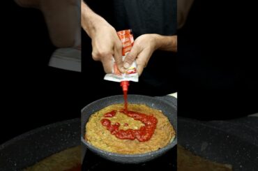 Easy Egg Pizza ||No Microwave Oven|| #shorts #asmrcooking #viral