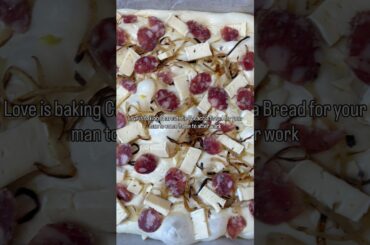 Charcuterie Sourdough Focaccia Bread #sourdough #breadrecipe #focaccia #charcuterie #baking #recipe