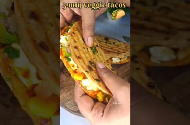 5-Minute Veggie Tacos (Quick + Easy Recipes)