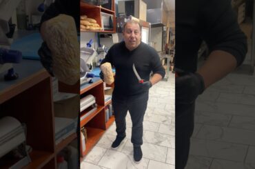 Time to make a Sangwheech! Porchetta Fresh Mozzarella Broccoli Rabe Ciabatta #youtubeshorts #food