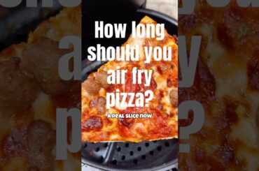 Cooking test Ep.51 How long should you air fry pizza? #cooking