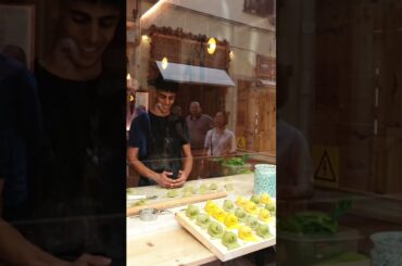 Making pasta in Florence, Italy