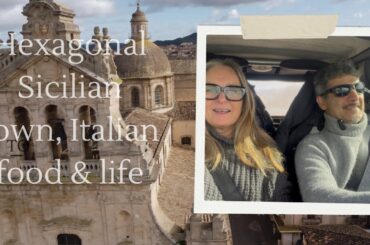 Sicilian hexagonal town, Italian food & life in Italy