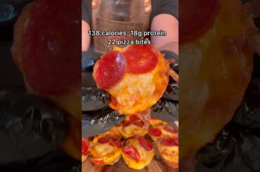 Protein pizza bites #cooking #easynutrition