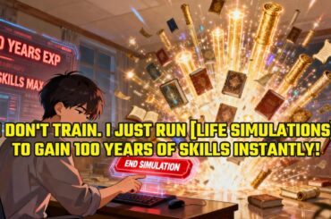 I Don't Train. I Just Run [LIFE SIMULATIONS] to Gain 100 Years of Skills Instantly!