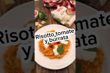 Risotto italiano con tomate y Burrata