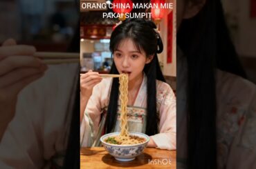 BEDA ORANG CHINA, ITALY DAN INDONESIA MAKAN MIE