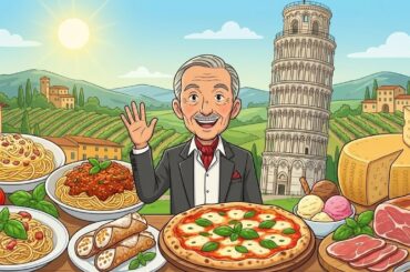 Traditional Italian Cooking with an Elderly Master: Pizza, Lasagna, and Risotto (Ghibli Style)