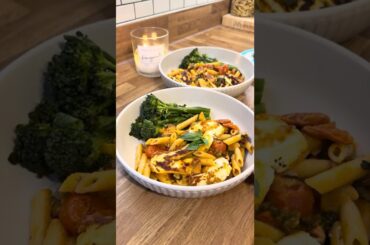 Creamy Bacon & Halloumi Tuscan pasta!