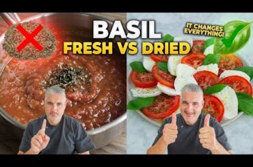 Fresh Basil vs Dried Basil: Why Your Italian Food Tastes Wrong