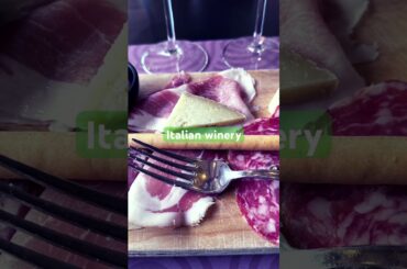 Agriturismo - Italian winery and food #ytshorts #datenight #wine #restaurant #winelover