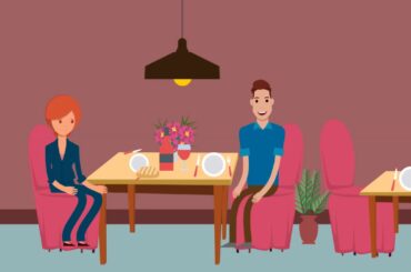 Dialogo al ristorante (Dialogue at the Italian restaurant).