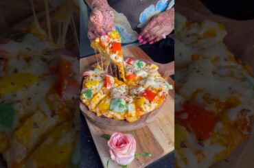 Instant pizza recipe without Oven no Yeast Instant Pizza Dough #youtubeshorts  #shorts #viralvideo