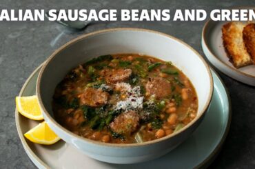 Italian Sausage Beans and Greens | Food Wishes