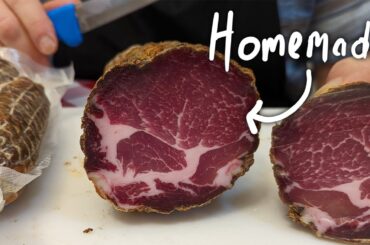 Making Capicola (Capicole) from Scratch old fashioned traditional Italian way, family recipe