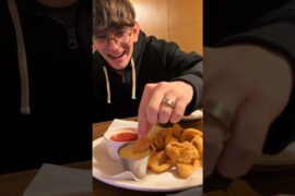Italian exchange student trys US Italian food #italy #usa #food #houston #travel #funny #viral