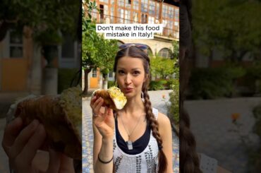 The ONLY way to eat in Italy  #foodshorts #italyfood #foodies