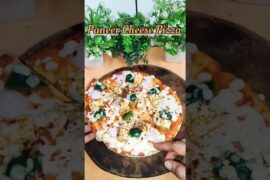 Paneer Cheese Pizza Recipe #Tawa Pizza #pizza #shorts #shortfeed #trending #reels #recipe #cooking