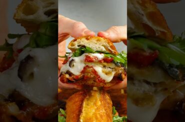 Eggplant Parmesan Sandwich