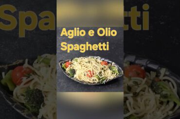 Aglio e Olio Spaghetti Authentic Italian Pasta #aglioolio #pasta #recipe #italian