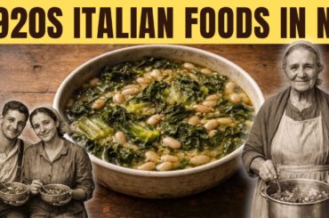 30 Foods Italian Immigrants ACTUALLY Ate in 1920s Little Italy, NY
