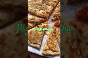 How to make Pizza paratha - Yummy indo  western fusion cuisine #black sauce #black pepper