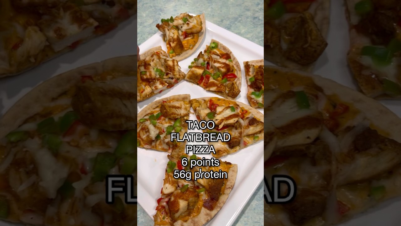Easy Taco Flatbread Pizza 6 WW Points Easy Taco Flatbread Pizza 6 WW Points