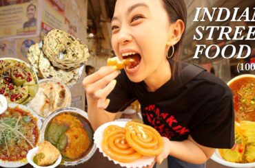 100hrs Eating INDIAN STREET FOOD in INDIA's Street Food Capital DELHI
