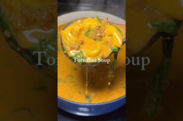 Tortellini Soup! Perfect cold weather food!