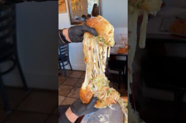 Half pickle pizza/half carbonara calzone! #pasta #pizza #calzone #italianfood #viralfood