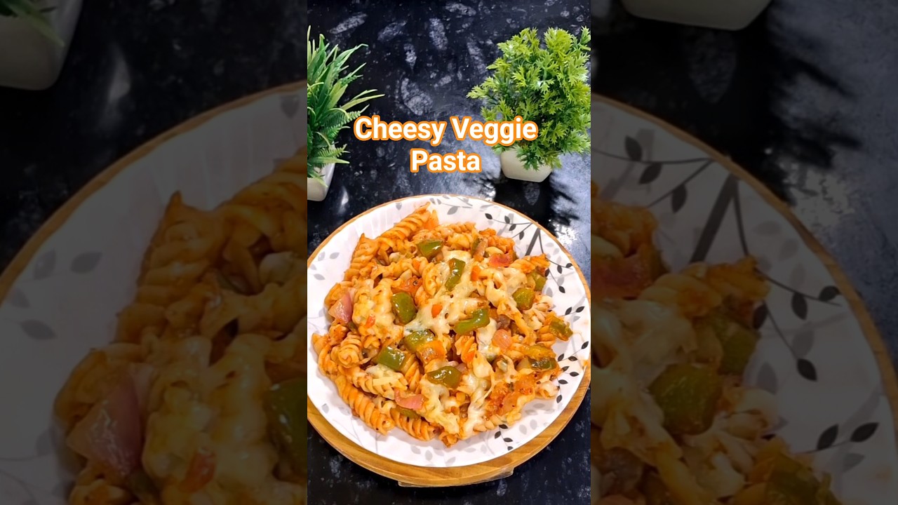 Cheesy & Veggie Pasta Recipe #cheesypasta #cheesytomatopasta #shortsfeed #viralrecipe #Uma K Recipe Cheesy & Veggie Pasta Recipe #cheesypasta #cheesytomatopasta #shortsfeed #viralrecipe #Uma K Recipe