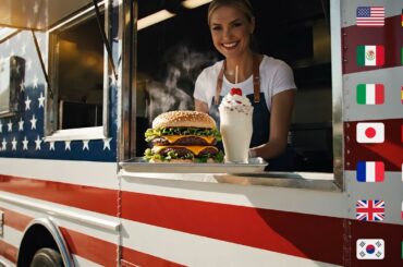 Can USA Food Trucks Beat The World? us vs 13 Countries (4K)