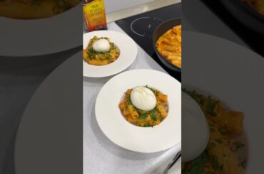 Томатная паста с бурратой🍝 #рецепты #рекомендации #еда #рек #рецепт #shorts