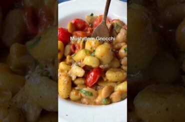 One Pot Mushroom Gnocchi