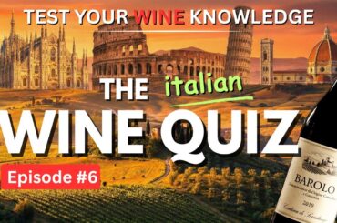 Test your WINE Knowledge with our QUIZ - WSET style wine questions (Episode #6 - Italian wine)