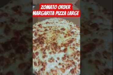 Zomato order Margarita pizza Large #shorts #viralvideo #trending #pizza #zomato #streetfood