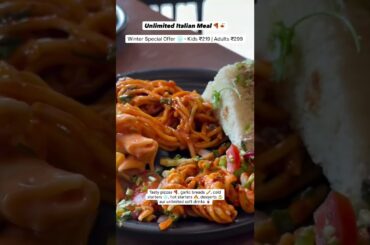 Unlimited Italian Food at ₹219! 🍕 53+ Items at The D Pizza Bhayandar