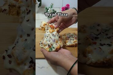 Bread Pizza Recipe #shorts #recipe #breadpizza #shortsfeed #trending #viral